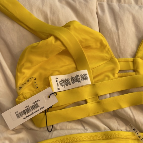Vitamin A Neutra Bikini Top (XL) & Hipster Bottom (M) Bathing Suit NWT - Picture 4 of 4